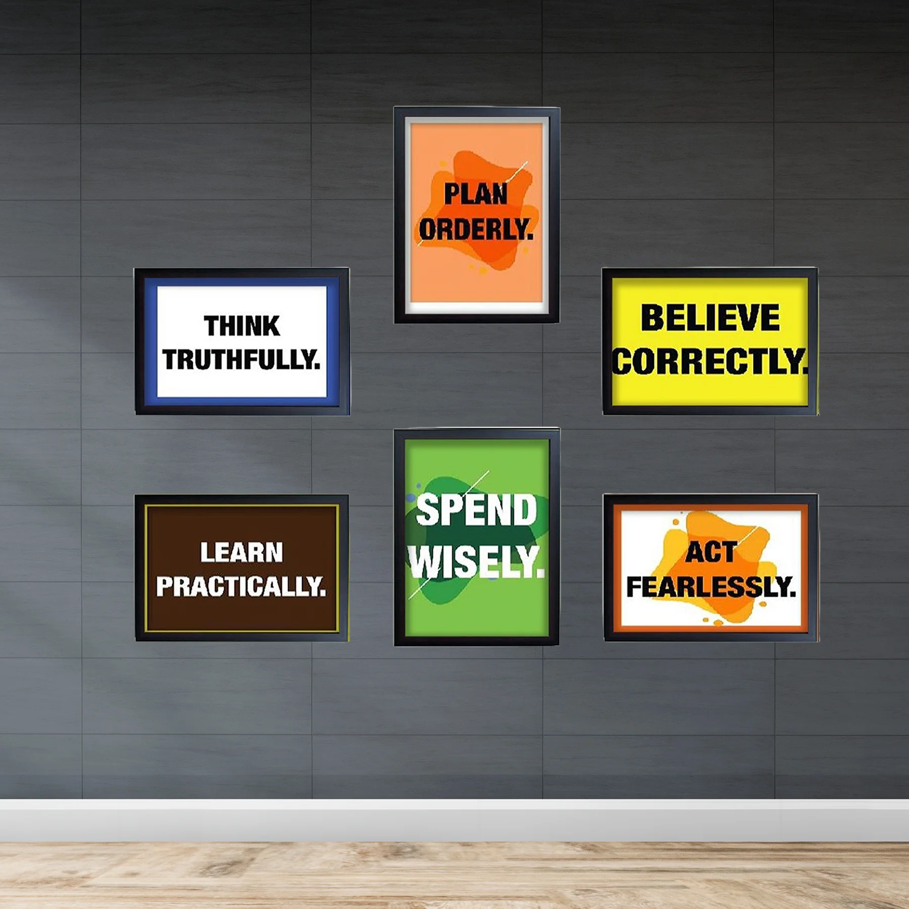 6 Pcs Inspirational Quote Frames set - Image 7