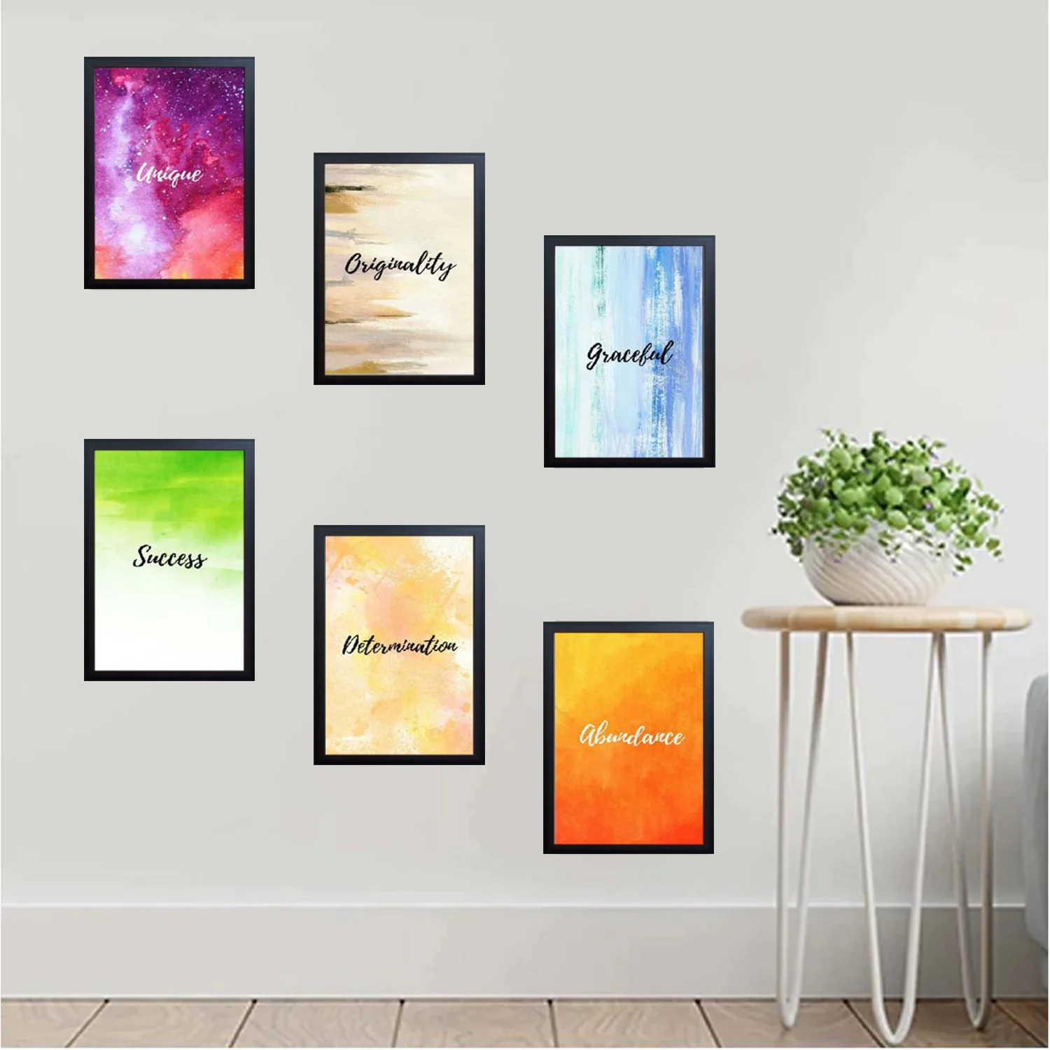 6 Pcs Inspirational Quote Frames set - Image 8