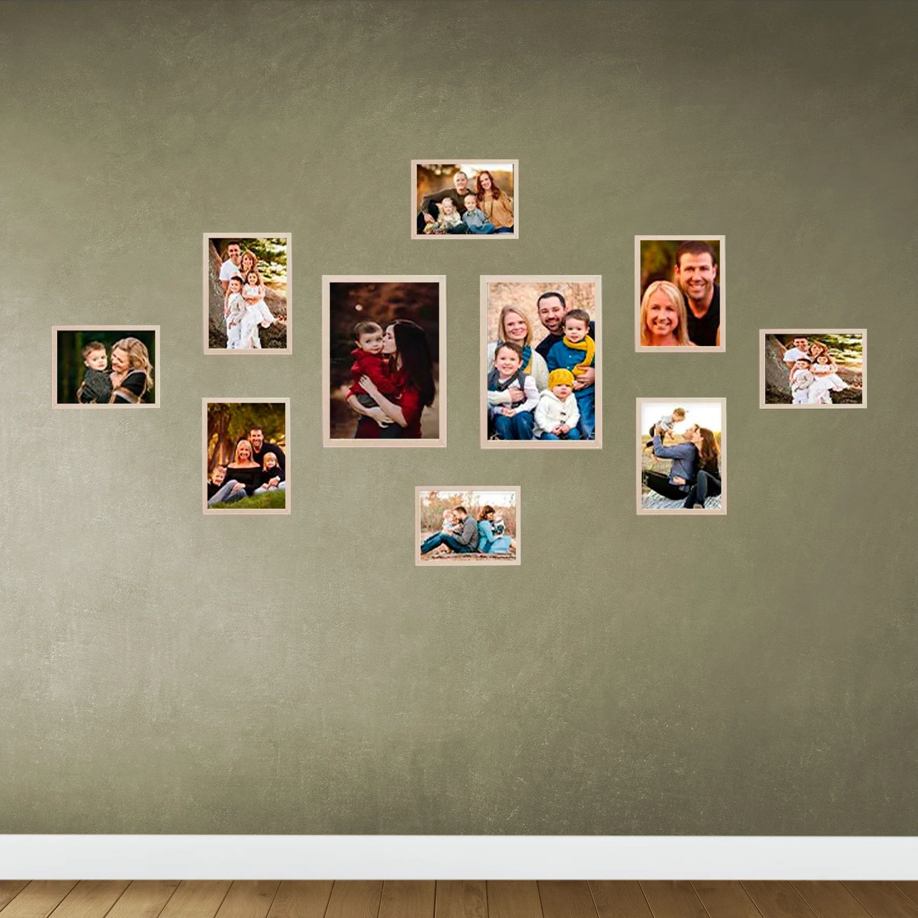 Collage Wall Photo Frame Set of 10 – Customizable Multi-Size Display - Image 3