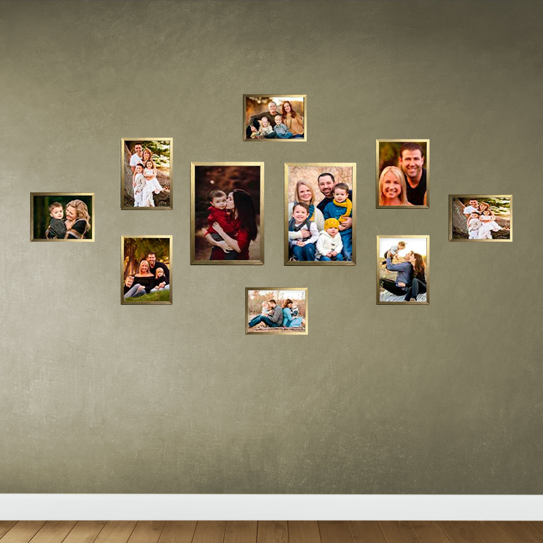 Collage Wall Photo Frame Set of 10 – Customizable Multi-Size Display - Image 4