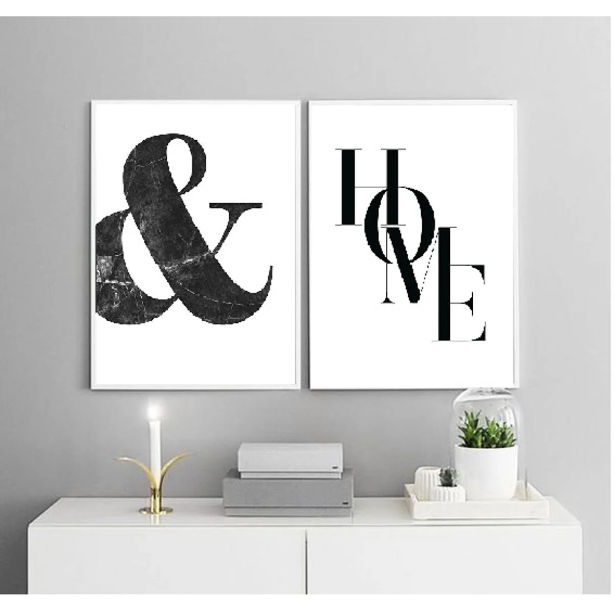 2 PCS Motivational Quote Picture Frame, Abstract Frames - Image 3