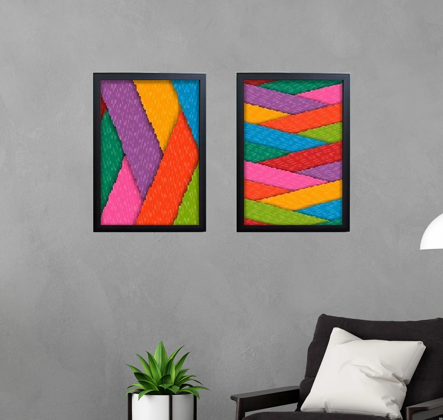 2 PCS Motivational Quote Picture Frame, Abstract Frames - Image 6