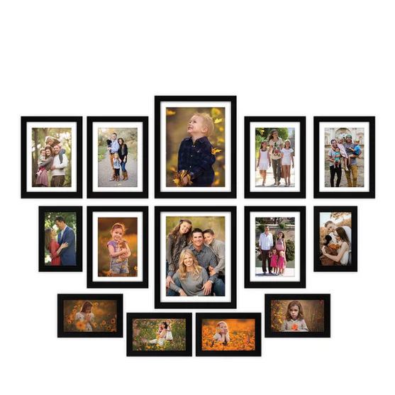 Pack of 14 Collage Frame set (8x10" -  2pc, 6x8" - 6 pc, 4x6" - 6 pc) - Image 2