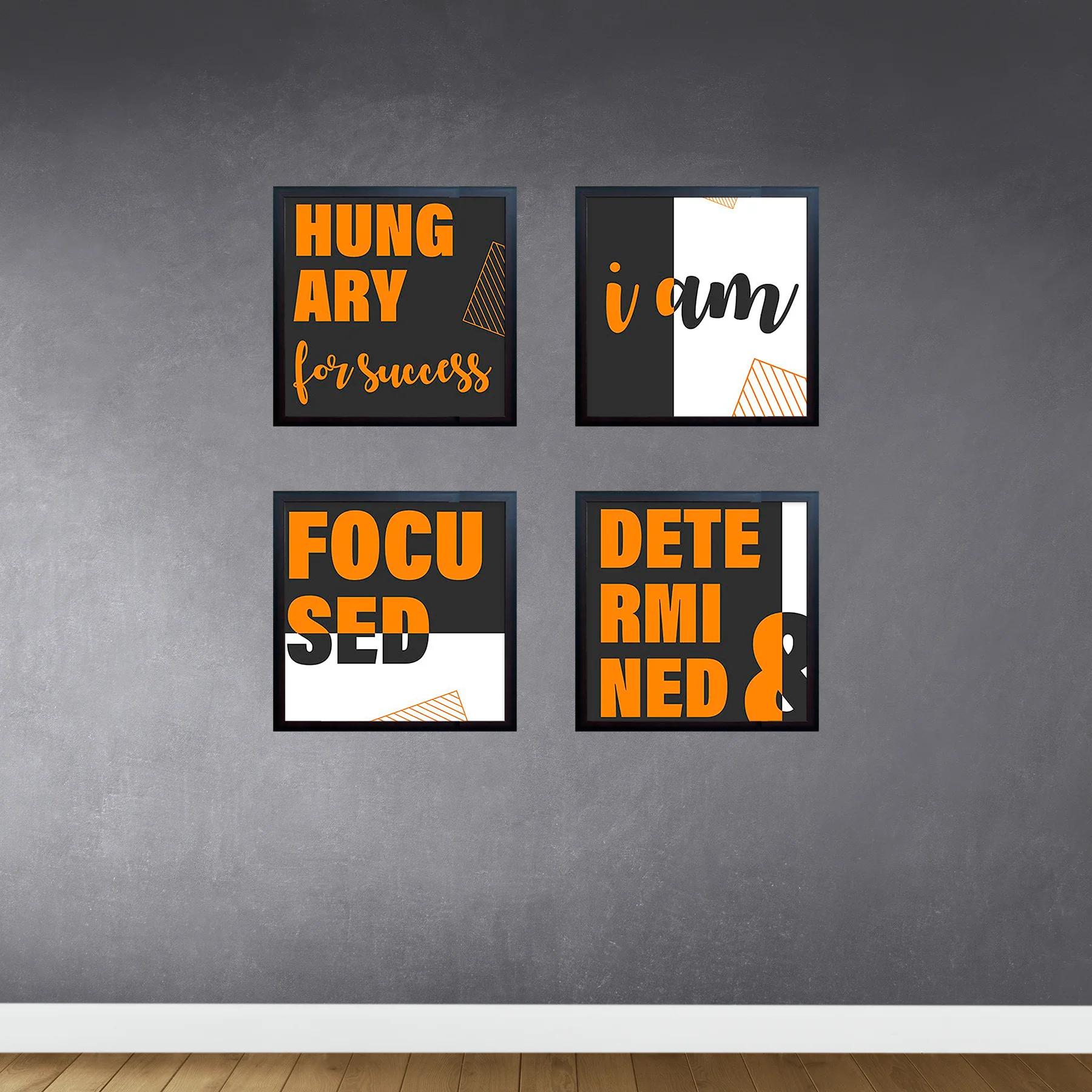 Pack of 4 Inspirational Quote Frames, Motivational Quotes - Image 11