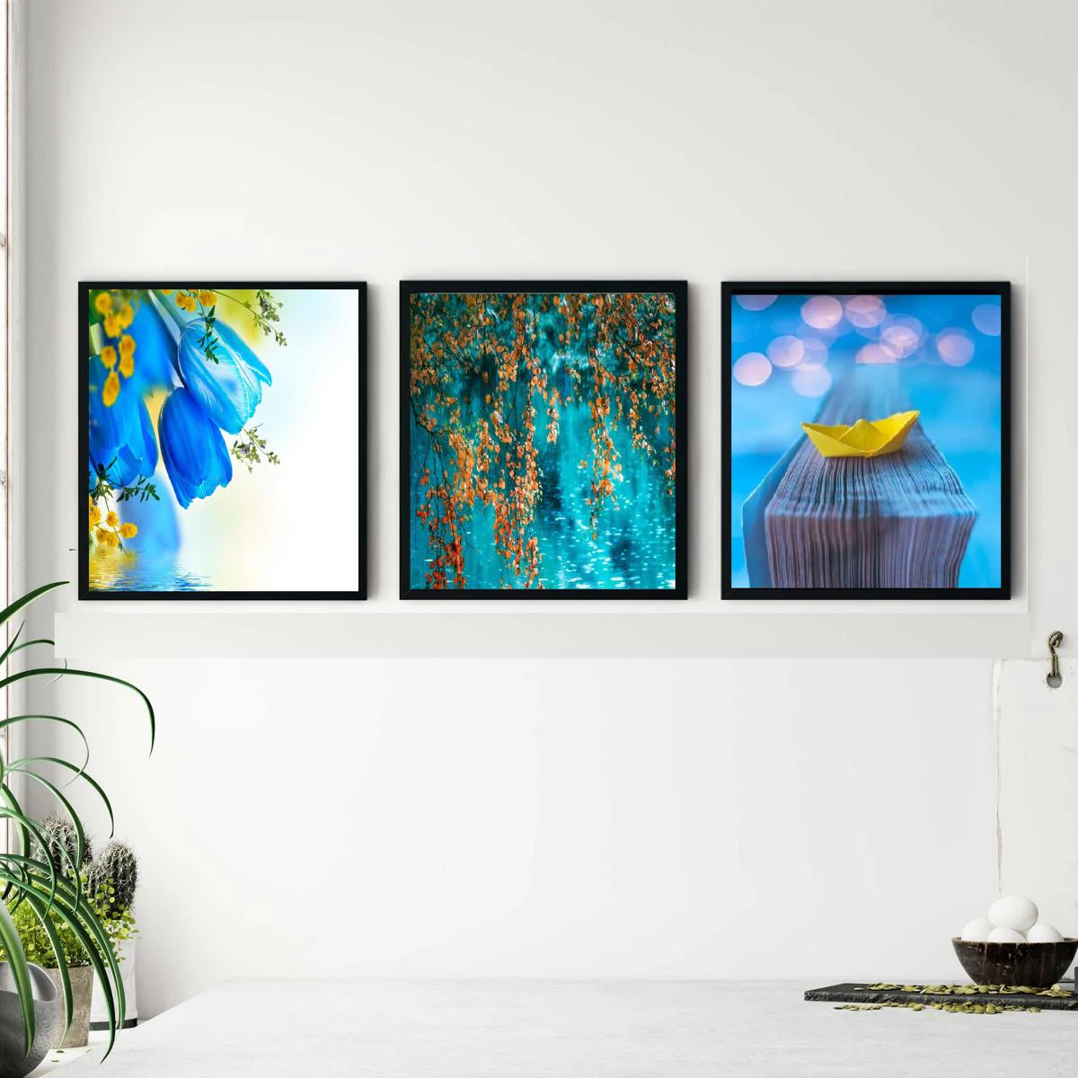 Set of 3 Abstract Art Frame set - Image 4