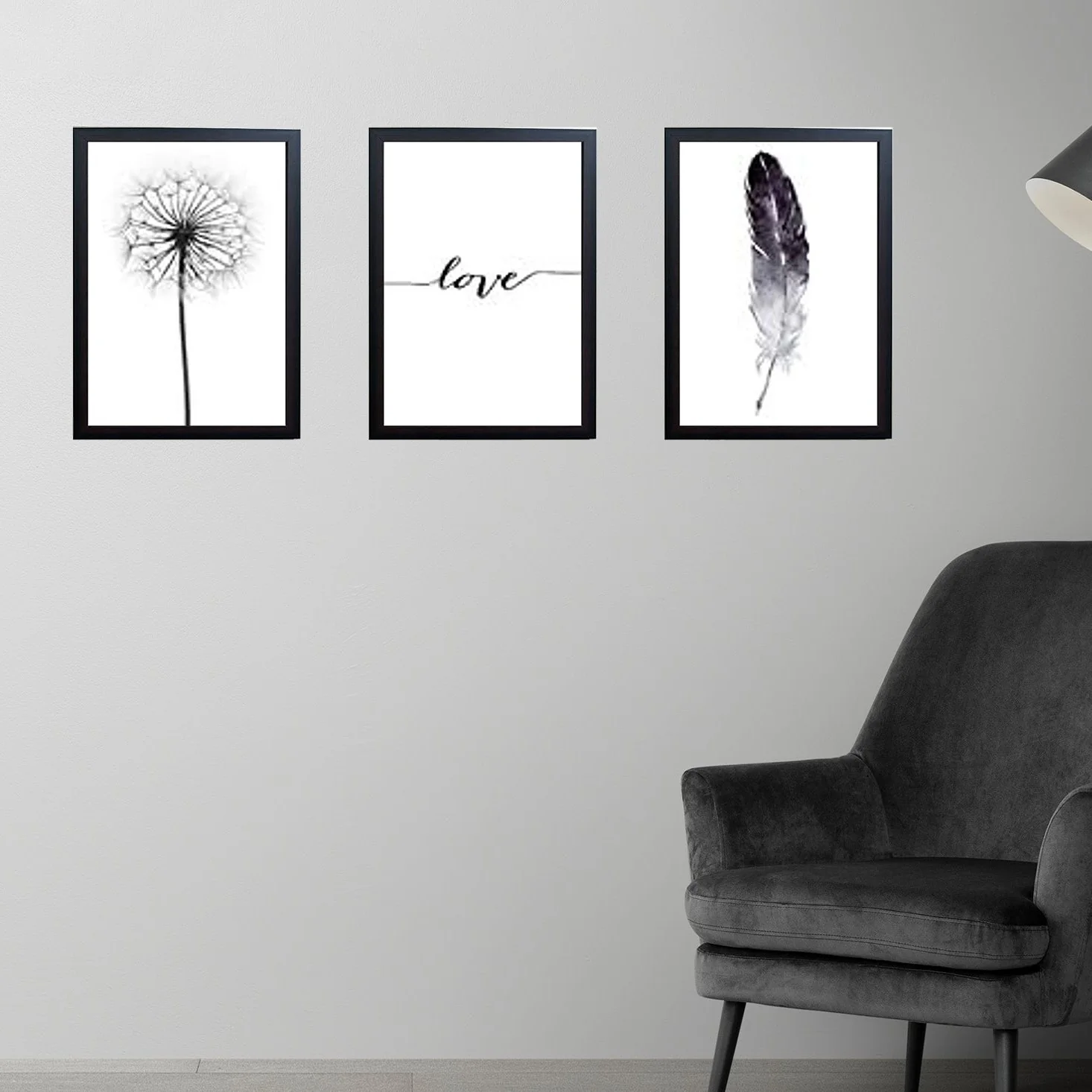 Set of 3 Abstract Art Frame set - Image 5