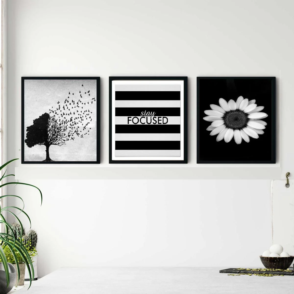 Set of 3 Abstract Art Frame set - Image 7