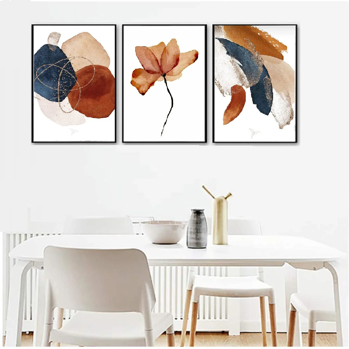 Set of 3 Abstract Photo Frames