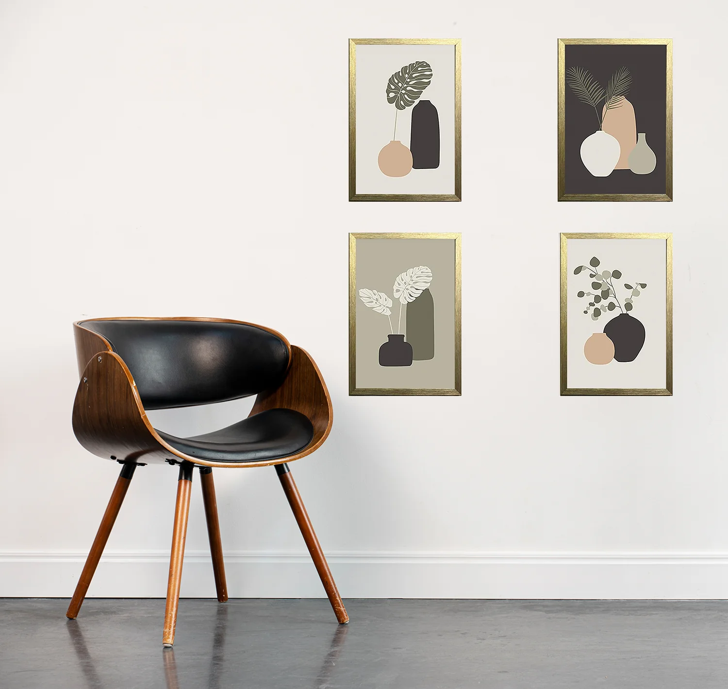 Set of 4 Abstract Photo Frames - Image 4