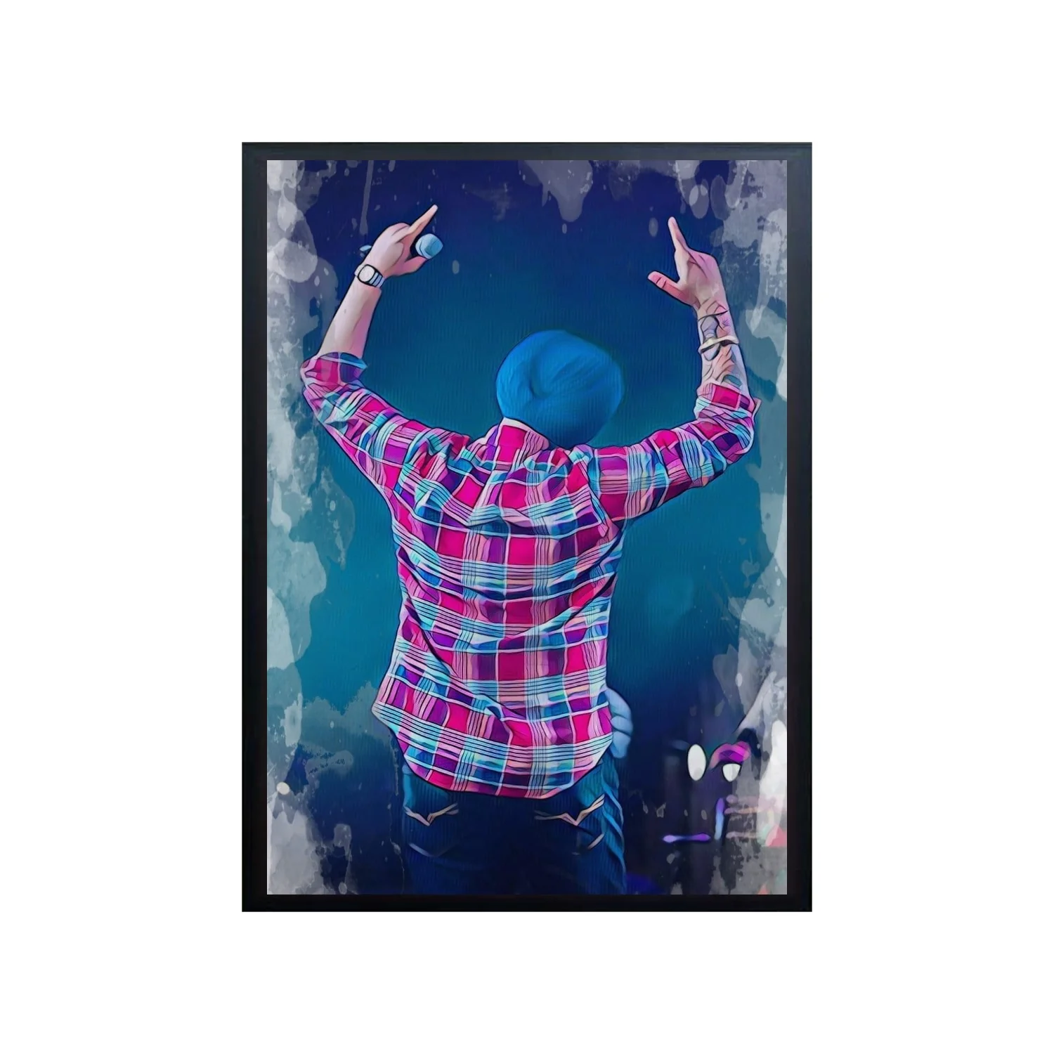 Sidhu Moose Wala Poster Frame | Single Punjabi Rapper Figure Poster Wall Art - Image 4